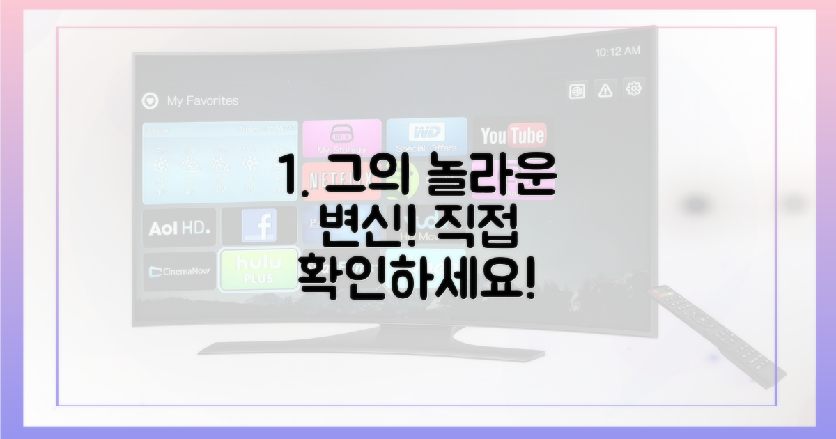 그의 변신을 직접 확인하세요!