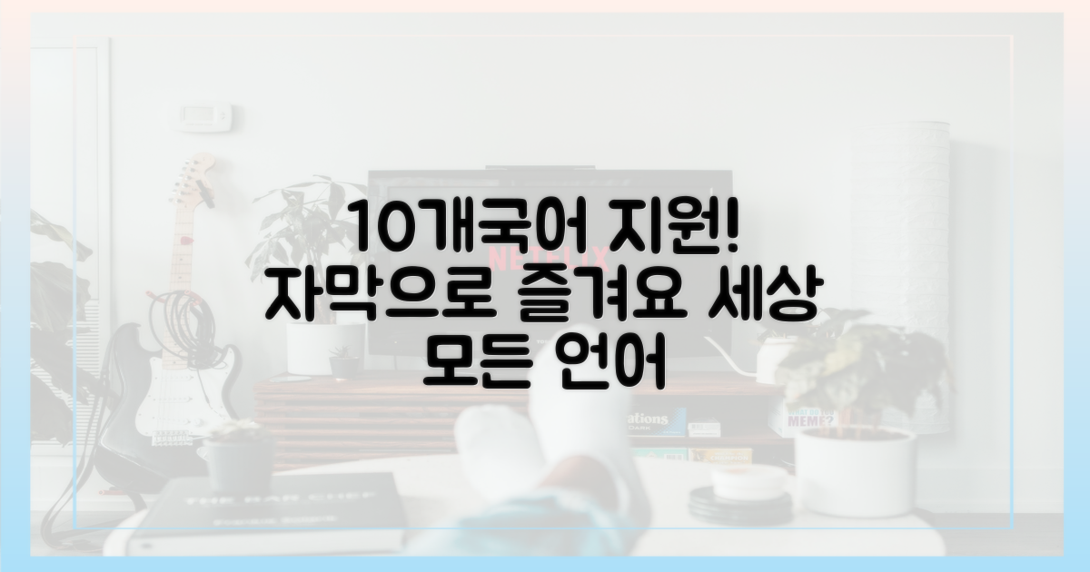 10개국 언어 자막 지원