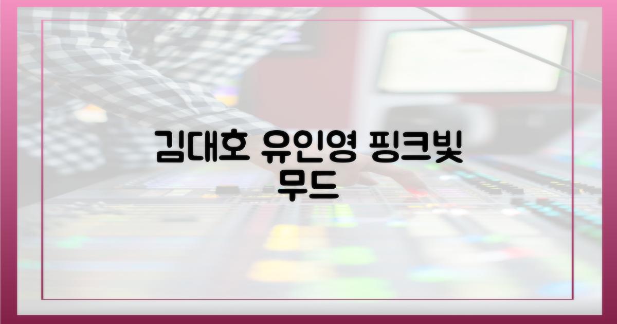 김대호, 유인영과 핑크빛 무드