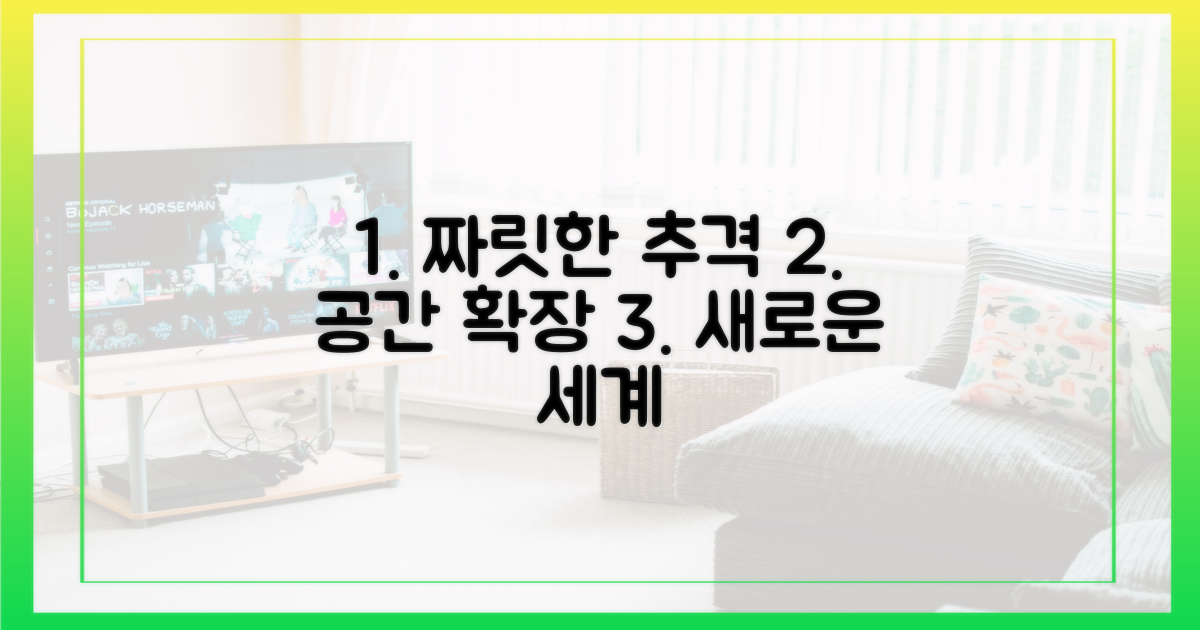 짜릿한 추격, 공간의 확장